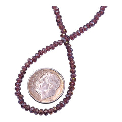 3mm Thunder Polish Glass Crystal Roundel Cut Med. Amethyst AB