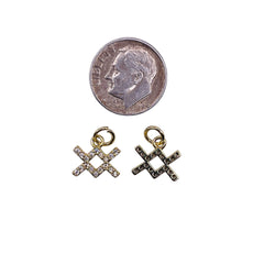 11x10mm Aquarius Zodiac Charm