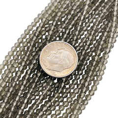 3mm Thunder Polish Round Cut Black Diamond