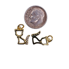 14x11mm Cat Charm