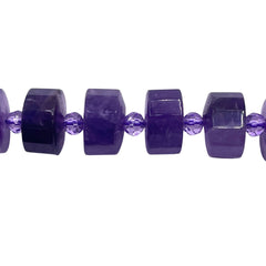 12x9mm Cylinder Cut Amethyst