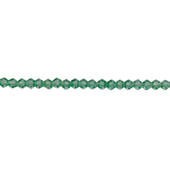 3mm Thunder Polish Glass Crystal Bicone Chrysolite