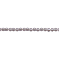 3mm Round Thunder Polish Glass Pearl Natural White