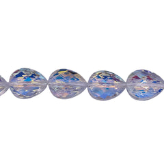 12x9mm Teardrop Glass Crystal Super AB