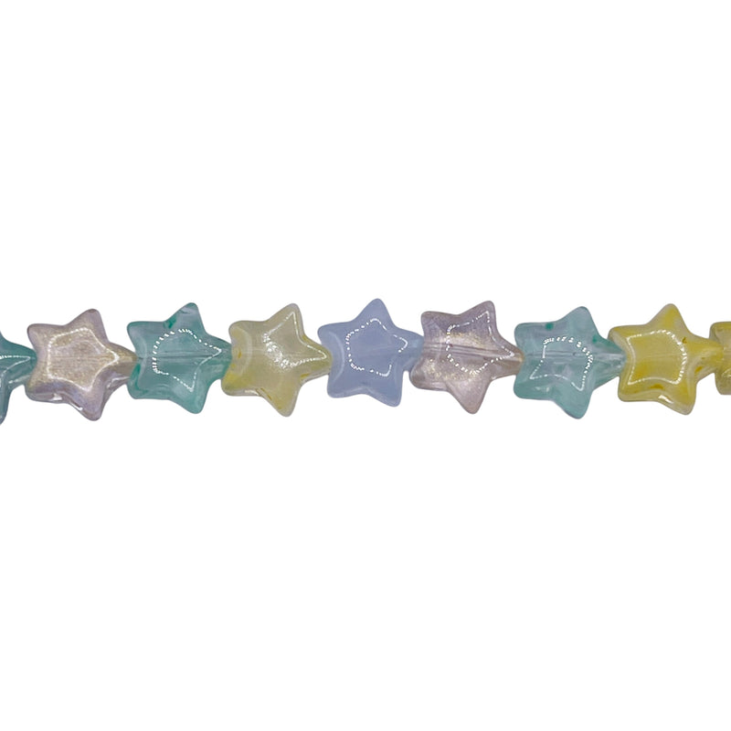 10mm Star Glass Crystal  Rainbow