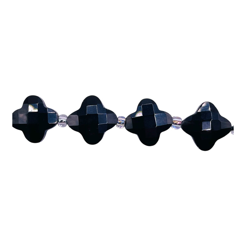 11mm Clover Cut Obsidian