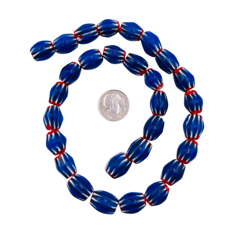 14x10mm Trade Bead Handmade Lampwork