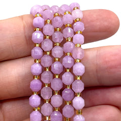 6mm Lantern Cut Lavender Jade