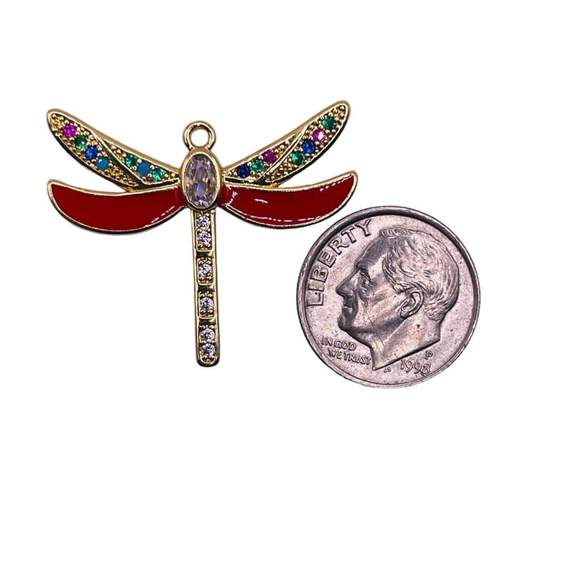 25mm Dragonfly Charm