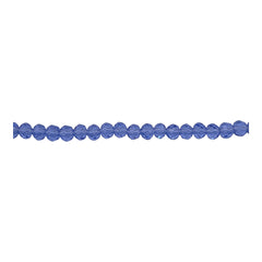 3mm Thunder Polish Glass Crystal Roundel Cut Lt Sapphire