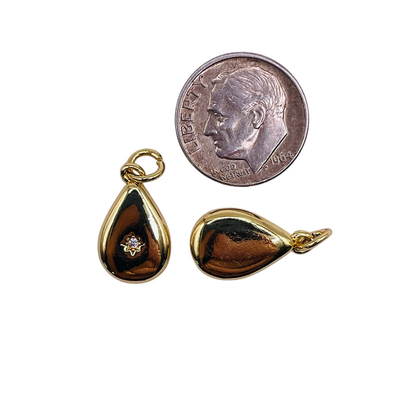 16x10mm Teardrop Charm