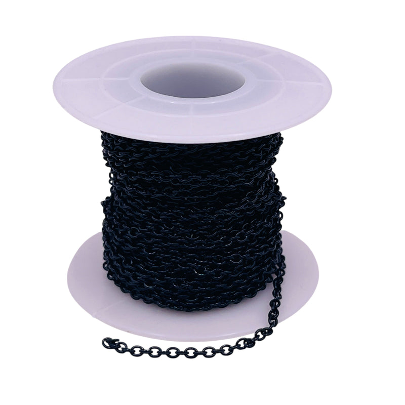 Losolo 2.6mm Stainless Steel Chain Black