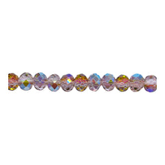 6mm Thunder Polish Glass Crystal Roundel Green Blossom SW quality