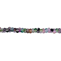 4.5mm Thunder Polish Glass Crystal Peanut Ocean Mist