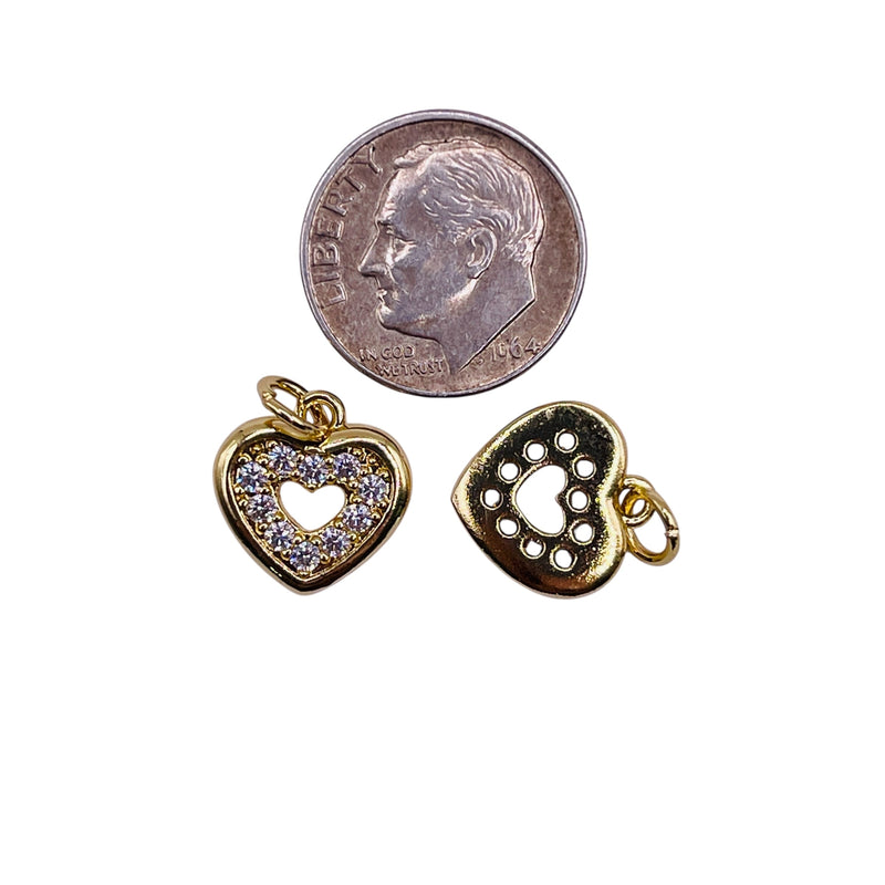 12x12mm Heart Charm