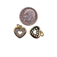 12x12mm Heart Charm