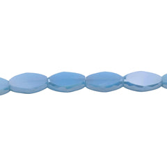 10x6mm Oval Glass Crystal Seaform