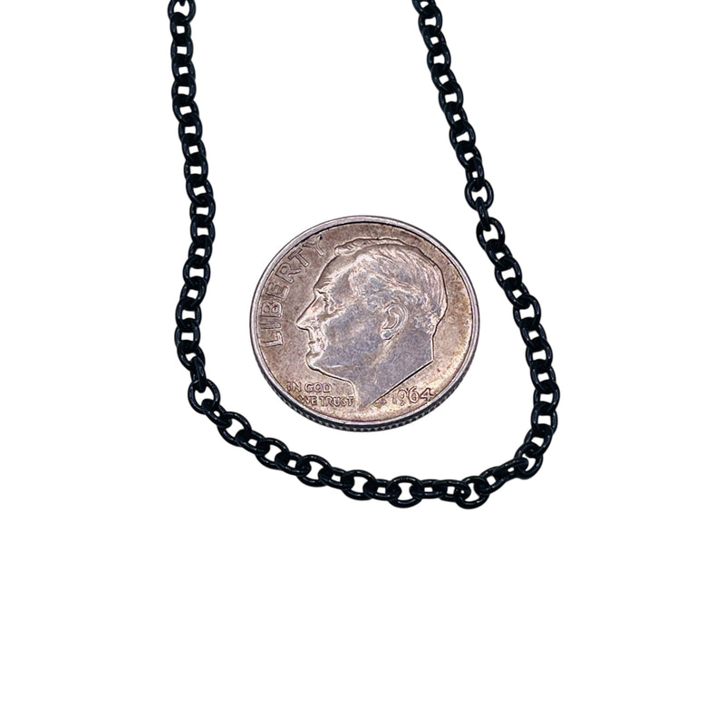 Losolo 2.6mm Stainless Steel Chain Black