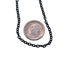 Losolo 2.6mm Stainless Steel Chain Black