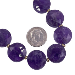 16mm Coin Cut Amethyst