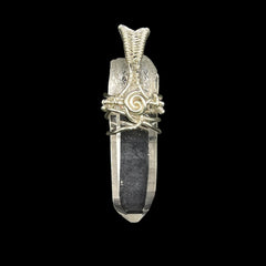Supreme Quality Lemurian Pendant Master Wrapped Wired Technique Small