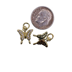 13x12mm Butterfly Charm