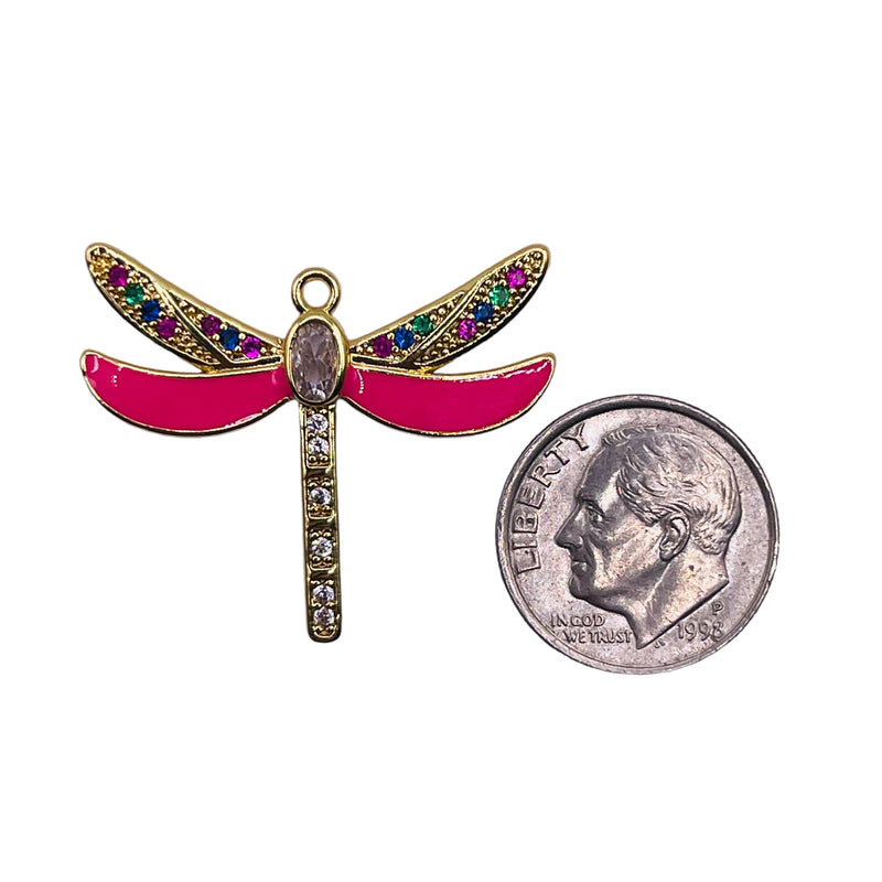 25mm Dragonfly Charm