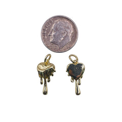 16x8mm Melting Heart Charm