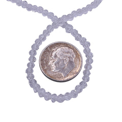3mm Thunder Polish Glass Crystal Roundel Cut Crystal
