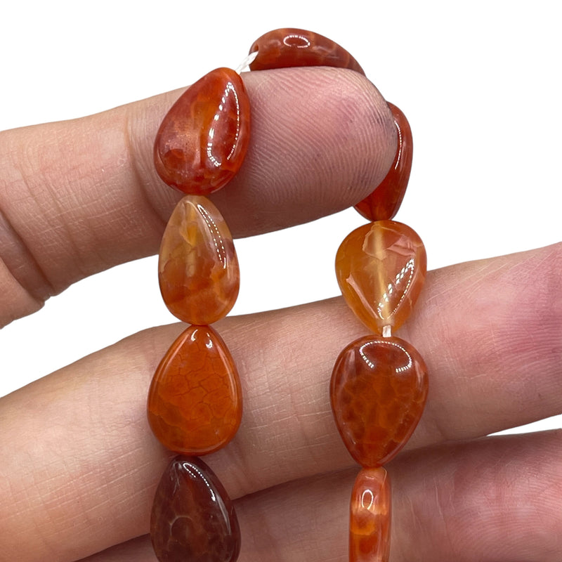 14x10mm Tear Drop Fire Agate