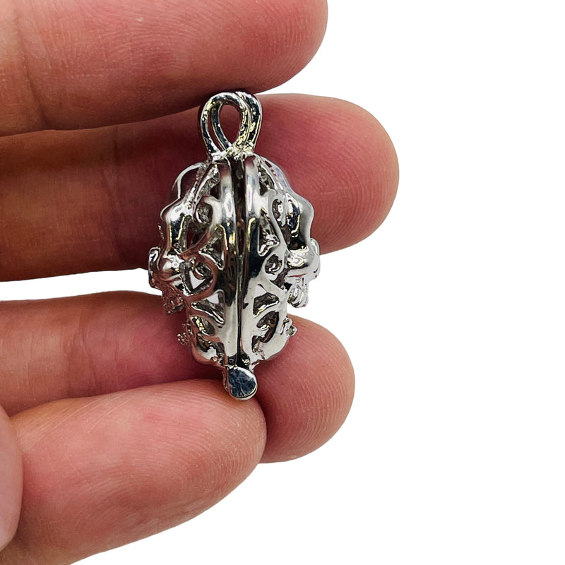 30x20mm Skull Cage Pendant