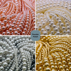 3mm Round Thunder Polish Glass Pearl Package Deal