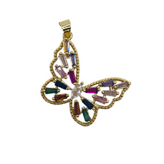 30x22mm Charm Butterfly
