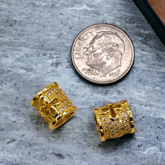 9x9mm Rhinestones Spacer