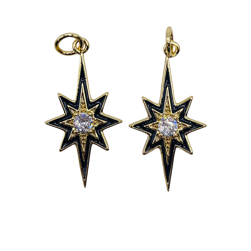 32x16mm Charm Star