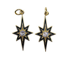 32x16mm Charm Star