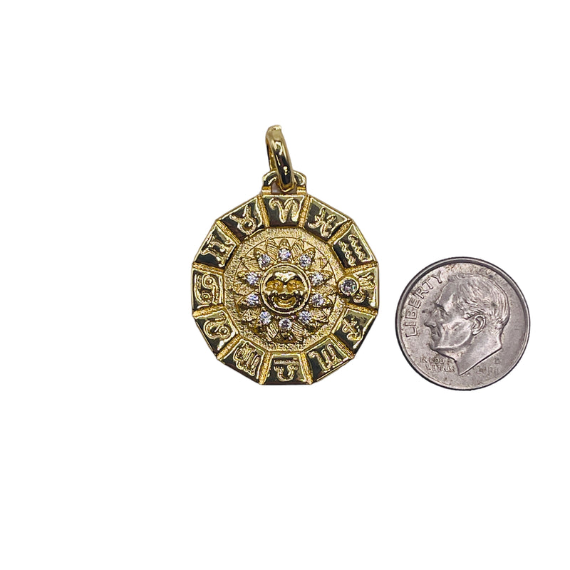 25mm Charm Sun