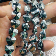 Rhodium Glass Crystal Mix