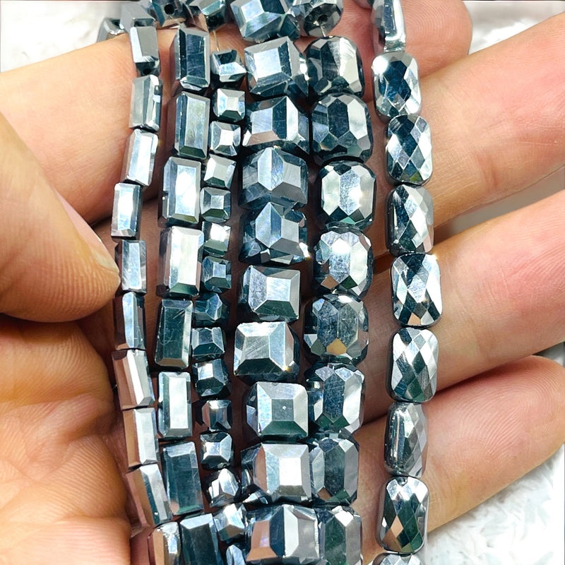 Rhodium Glass Crystal Mix + Starter Jewelry Kit Bonus
