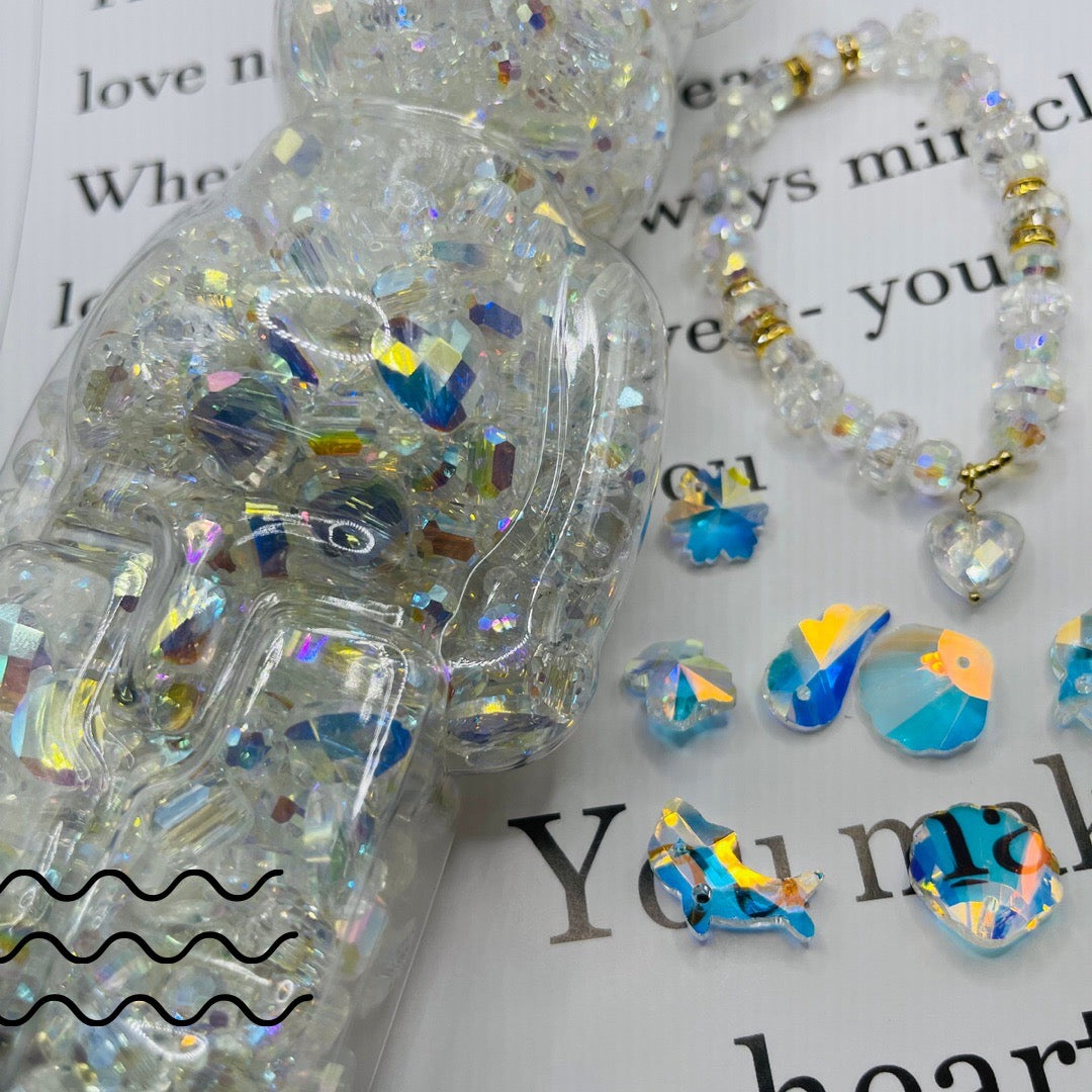 Exclusive! Crystal Bear with over ONE POUND of beads + BONUS