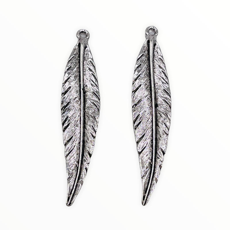 Feather-Satin Vintage Silver Plated