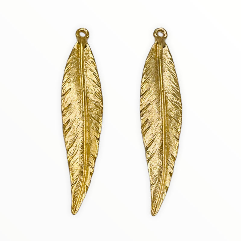 Feather-Satin Gold Plated