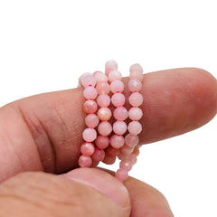 3mm Round Cut Pink Opal