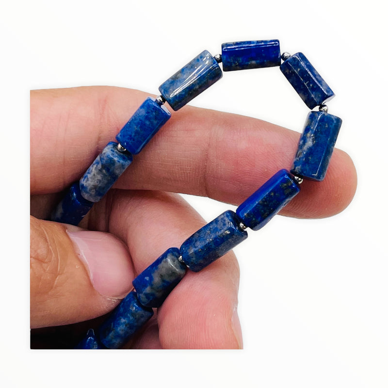 Rectangle Hand-Cut Lapis Lazuli