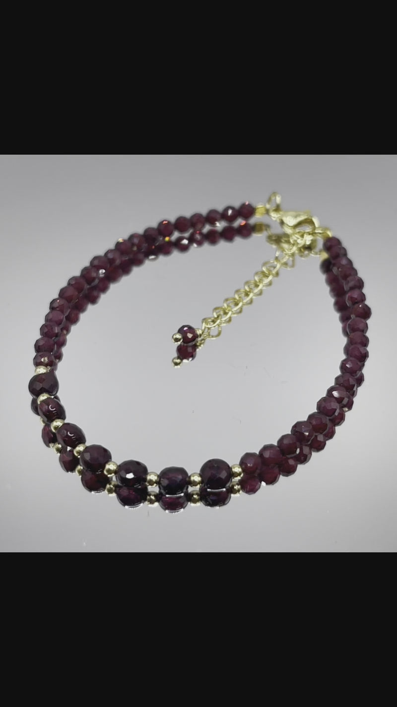 Garnet Elegant Bracelet Kit