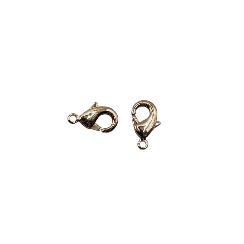 12mm Lobster Clasps 18K Gold Plated