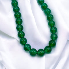 8mm Round Green Agate