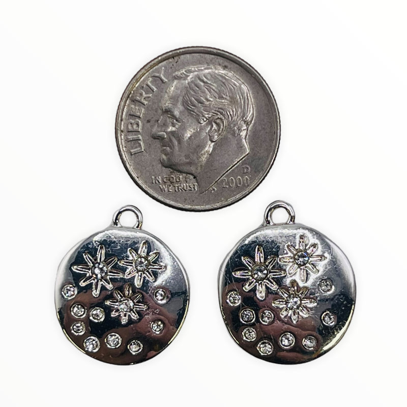 CZ Constellation Charm-Silver Plated