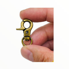 31mmx8mm Lobster Claw-Anti. Brass Plated