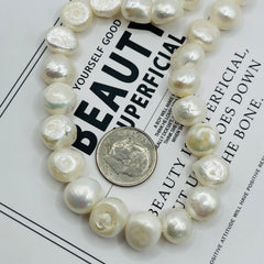 Fresh Water Pearl Button 10 to 11mm
